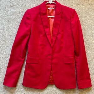 Tahari red/reddish pink blazer size US 4